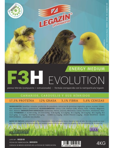 LEGAZÍN PIENSO F3H EVOLUTION 4 KG 800 GR - 2