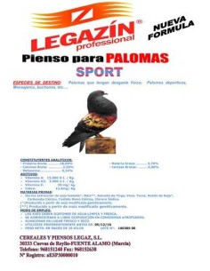 LEGAZÍN PIENSO PALOMAS SPORT - 25 KG 25 KG - 2