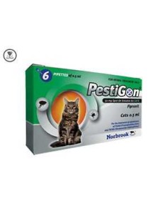 NORBROOK PIPETA ANTIPARASITARIA PESTIGON GATOS