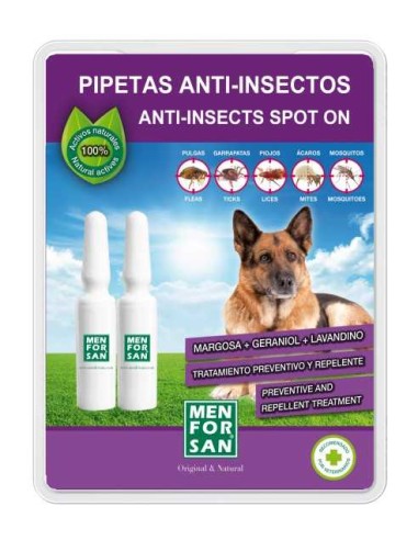 MENFORSAN PIPETA ANTI-INSECTOS - 2 UNIDADES