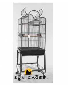 SUN PARROTS JAULA LOROS SAN REMO GRIS SUN CAGES