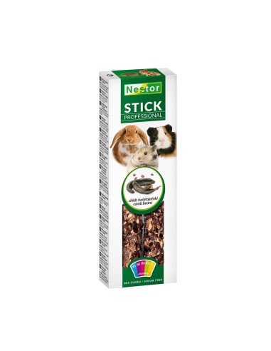 NESTOR STICKS PROFESIONAL ALGARROBA PARA CONEJOS Y ROEDORES 110G (2 UNID.) - 2