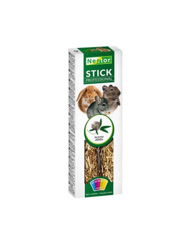 NESTOR STICKS PROFESIONAL ALFALFA PARA CONEJOS Y ROEDORES 90G (2 UNID.) - 2