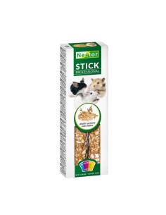 NESTOR STICKS PROFESIONAL COPOS DE AVENA PARA CONEJOS Y ROEDORES 105G (2 UNID.) - 2