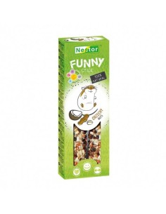 NESTOR STICKS FUNNY CON CACAHUETES PARA CONEJOS Y ROEDORES 115G (2 UNID.) - 2