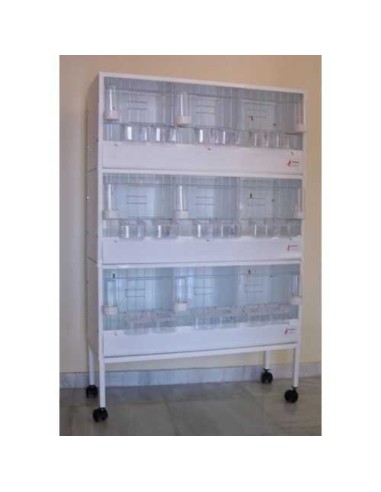 IMOR TERRERO METALICO MODULAR - 3 DEPARTAMENTOS 90 X 40 X 30 CM - 2