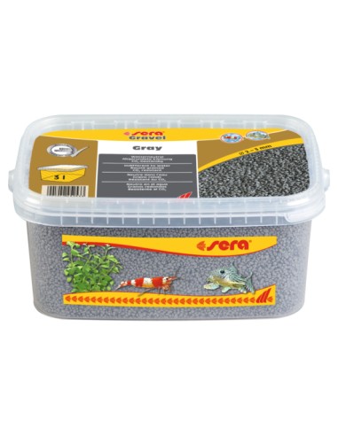 SERA GRAVEL GRAY Ø 2 - 3 MM 3 LITROS - 2