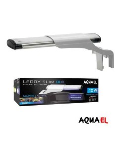 AQUAEL PANTALLA LEDDY SLIM DUO NEGRA SUNNY & PLANT 