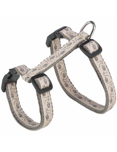 TRIXIE ARNÉS PARA GATOS CON CORREA ESTAMPADO BEIGE 27 - 45 CM - 2 2