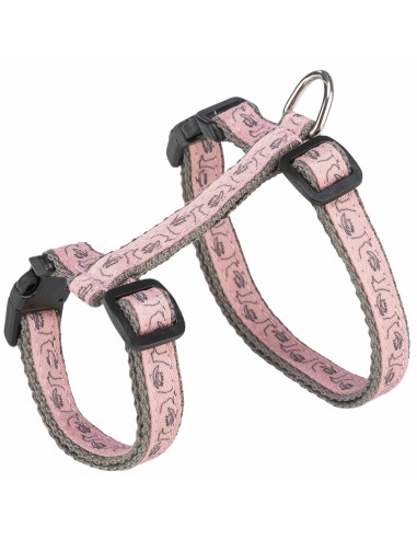 TRIXIE ARNÉS PARA GATOS CON CORREA ESTAMPADO ROSA 27 - 45 CM - 3
