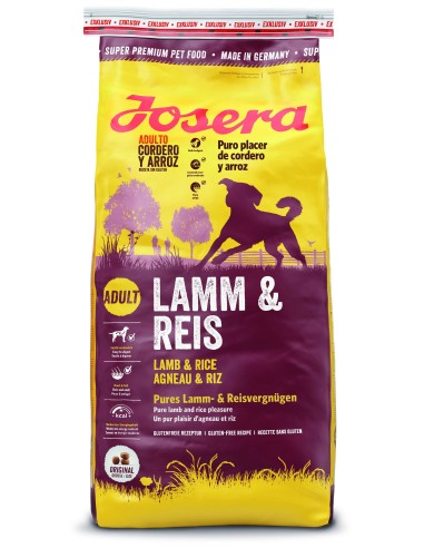 JOSERA CORDERO Y ARROZ PIENSO PARA PERROS 15 KG 900 GR 5 X 900 GR - 2