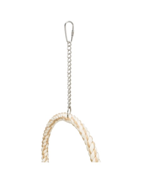 TRIXIE JUGUETE DE ARO CON CUERDA PARA PAJAROS - Ø16 CM Ø16 CM - 5