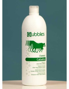 BUBBLES CHAMPÚ CABALLOS ALOE & BIOTINA 1 LITRO - 2