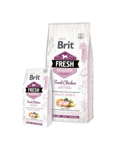 BRIT FRESH CHICKEN & POTATO PUPPY 12 KG 2 5 KG - 2