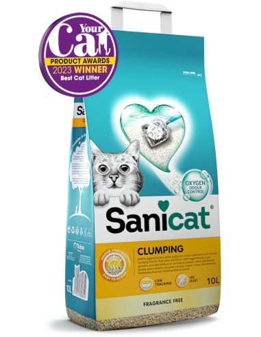SANICAT CLUMPING 16 LITROS 10 LITROS - 2