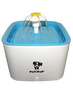 PETIPOP BEBEDERO FUENTE CON FLOR  2
