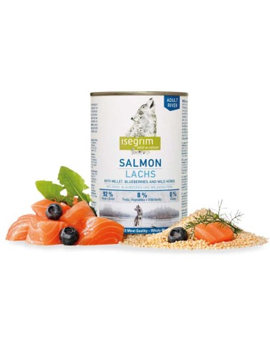 ISEGRIM ADULT RIVER - SALMÓN, MIJO Y MORAS 400 GR 800 GR - 2