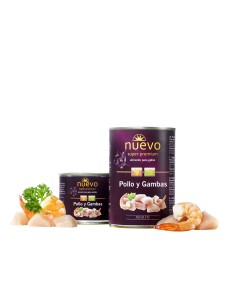 NUEVO ADULTO POLLO Y CAMARONES PARA GATOS - 200 GR 3 UNIDADES 1 UNIDAD 6 UNIDADES - 2