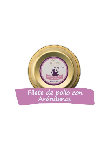 NUEVO SENSITIVE FILETE POLLO-ARÁNDANOS PARA GATOS - 85 GR 1 UNIDAD 6 UNIDADES 12 UNIDADES - 2