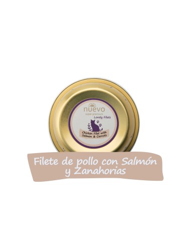 NUEVO FINEST FILETE POLLO Y SALMÓN PARA GATOS - 85 GR 1 UNIDAD 6 UNIDADES 12 UNIDADES - 2
