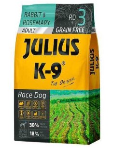JULIUS K-9 RACE DOG ADULTO CONEJO Y ROMERO 10 KG 340 GR - 2
