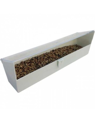 LISA COMEDERO LARGO BLANCO PARA JAULON 23 CM - 2