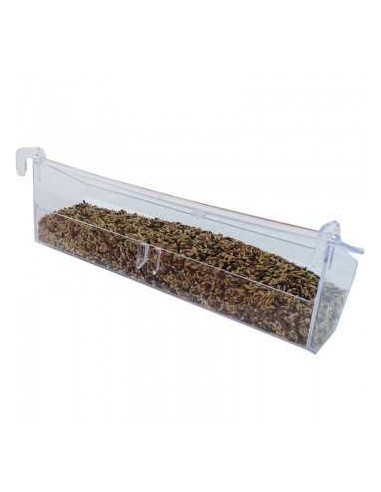 PEDRÓS COMEDERO LARGO TRANSPARENTE 23 CM - 2