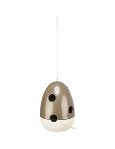 TRIXIE PELERO CERÁMICO VERDE DE AYUDA A LA ANIDACIÓN COLGANTE 12 X 12 X 16 CM - 2 2