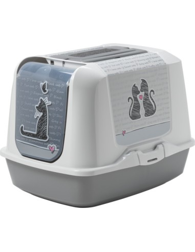 MODERNA ASEO PARA GATOS CATS IN LOVE 38 8 X 50 2 X 37 5 CM - 2