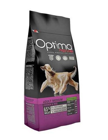 OPTIMA NOVA ADULT MEDIUM POLLO Y ARROZ 2 KG 12 KG - 2