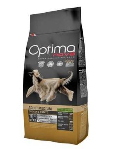 OPTIMA NOVA ADULT MEDIUM POLLO Y PATATA 2 KG 12 KG - 2