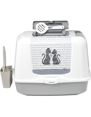 MODERNA ASEO PARA GATOS CATS IN LOVE 38 8 X 50 2 X 37 5 CM - 5