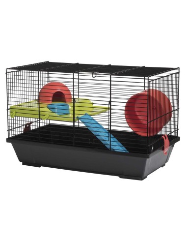 VOLTREGÀ JAULA VOLTREGA 948 HAMSTER NEGRA - 28 X 50,5 X 32 CM 28 X 50 5 X 32 CM - 2