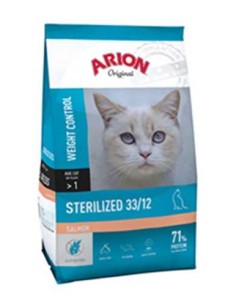 ARION ORIGINAL CAT STERILIZED SALMON 33/12 2 KG 7 5 KG 300 GR - 2