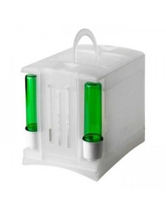 2G-R TRANSPORTÍN DE PLÁSTICO CON BEBEDERO SECONDINO 