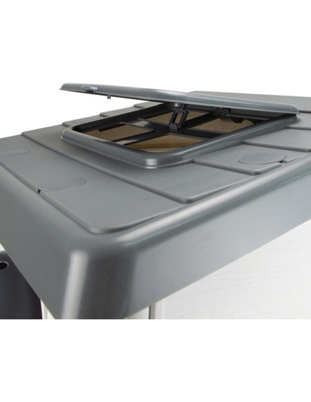 LOBOO CASETA SMARTKAVE ANTRACITA 111 X 75 X 77 CM - 6