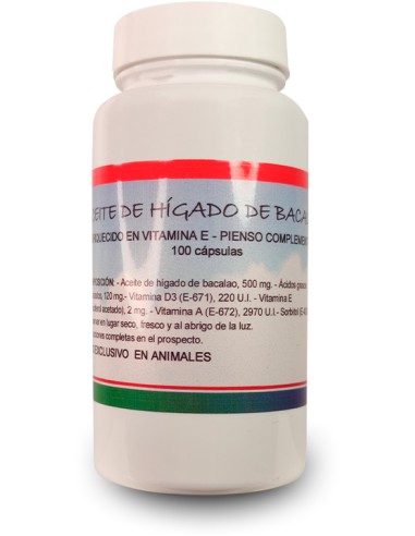 VITALIAN ACEITE HIGADO BACALAO - 100 COMPRIMIDOS 100 COMPRIMIDOS - 2