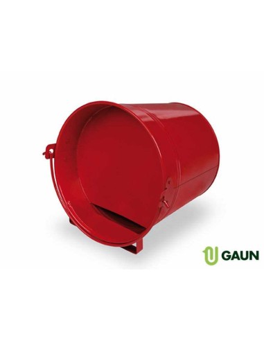 GAUN BEBEDERO CUBO METÁLICO PINTADO ROJO - 4 LITROS 4 LITROS / ROJO - 2