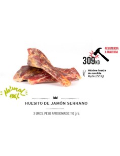 MEDITERRANEAN NATURAL HUESITO DE JAMÓN - 110 GR (3 UNIDADES) 80 GR
