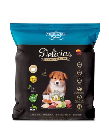 MEDITERRANEAN NATURAL DELICIAS CACHORROS - 800 GR 1 UNIDAD PACK 6 UNIDADES - 2