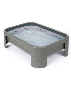 FAUNA BAÑERA PÁJAROS MAXI PARA SUELO PLÁSTICO RECICLADO - 32 X 22 X 10 CM