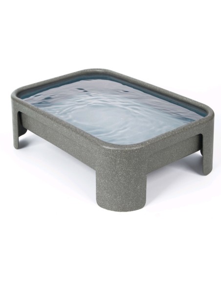 FAUNA BAÑERA PÁJAROS MAXI PARA SUELO PLÁSTICO RECICLADO - 32 X 22 X 10 CM