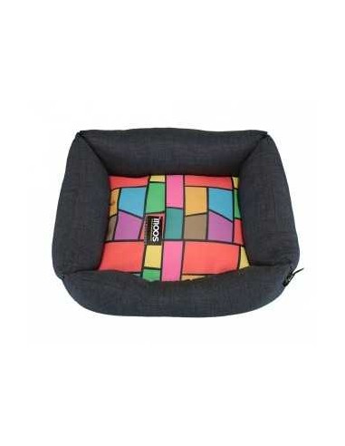 MOOS CAMA CUADRADA DESIGN NEGRA - 2