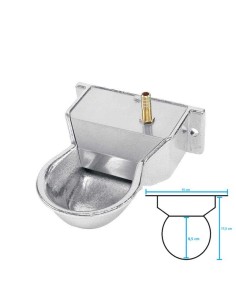 COPELE BEBEDERO PARA ANIMALES PEQUEÑOS METÁLICO - 2