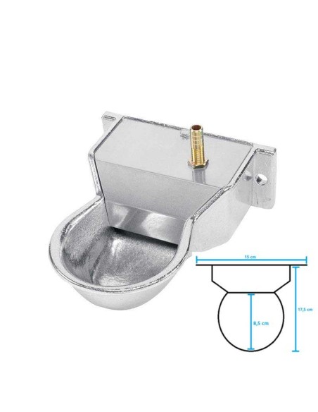COPELE BEBEDERO PARA ANIMALES PEQUEÑOS METÁLICO - 2
