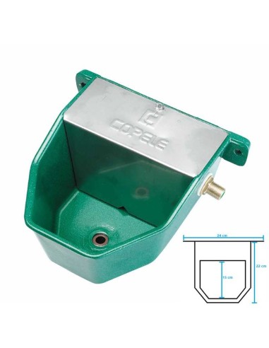 COPELE BEBEDERO AUTOMÁTICO ACUACAN METÁLICO VERDE - 2
