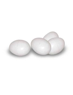 GALIAN COGASA HUEVOS MACIZOS DE PLÁSTICO PARA GALLINAS