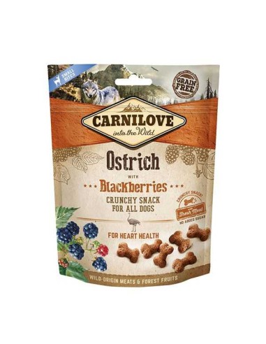 CARNILOVE CRUNCHY SNACK AVESTRUZ Y MORAS - 200 GR - 2