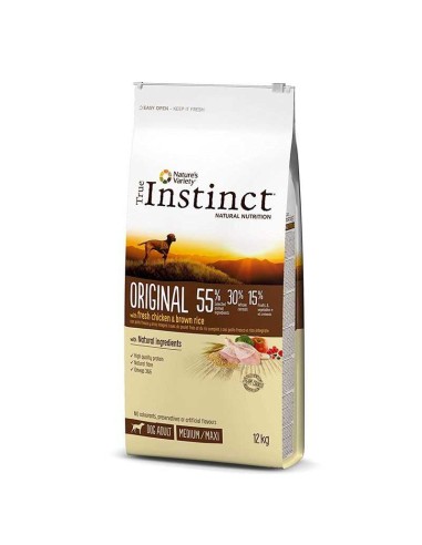 TRUE INSTINCT ORIGINAL ADULT MEDIUM-MAXI POLLO - 12 KG - 2