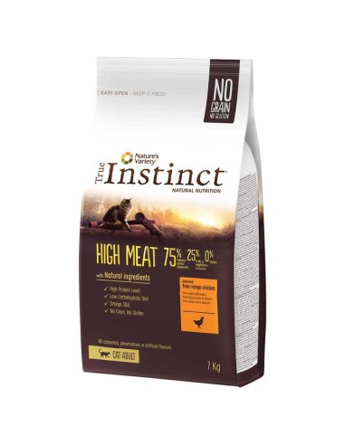 TRUE INSTINCT HIGH MEAT POLLO CAMPERO PARA GATOS - 7 KG - 2